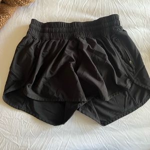 Black LuluLemon Track That Running Shorts